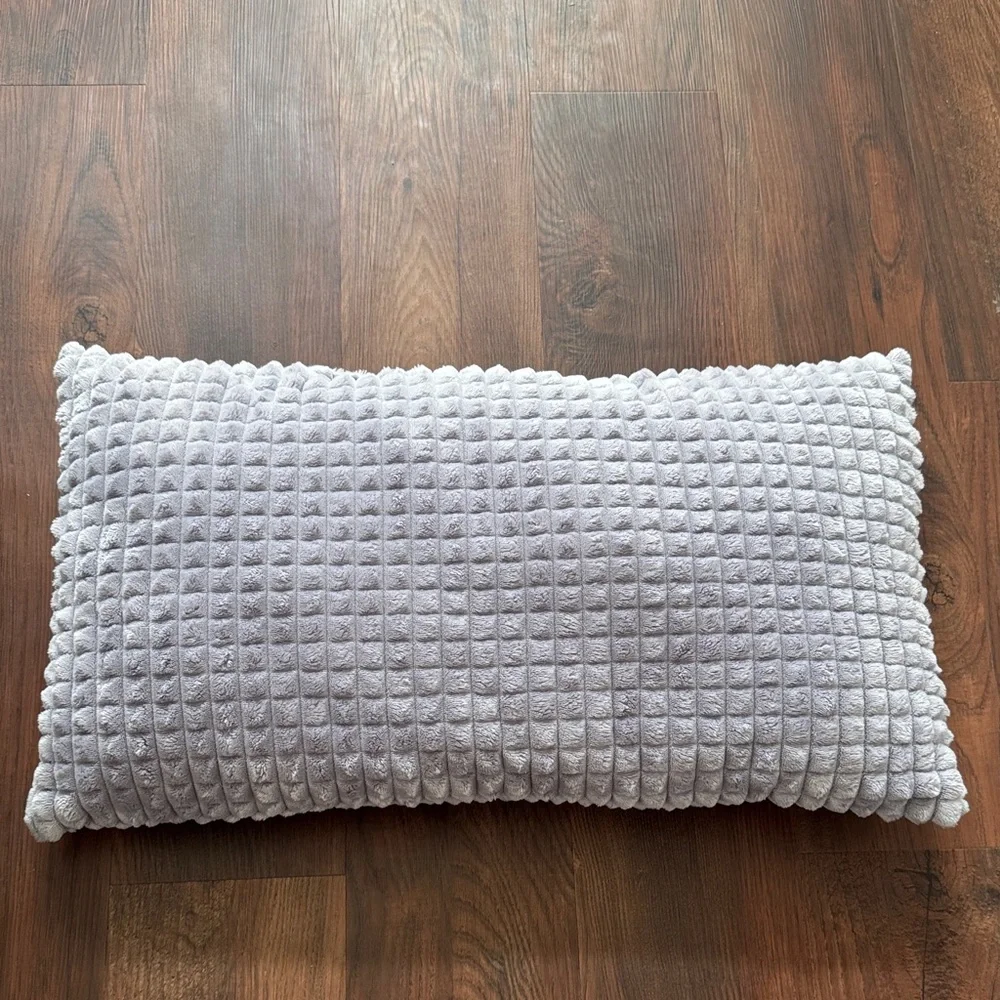 Square Design Accent Pillow Size 13 x 24 Color Lavender